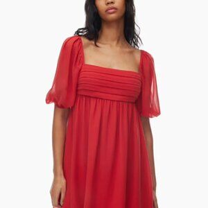 Aritzia Wilfred red dress